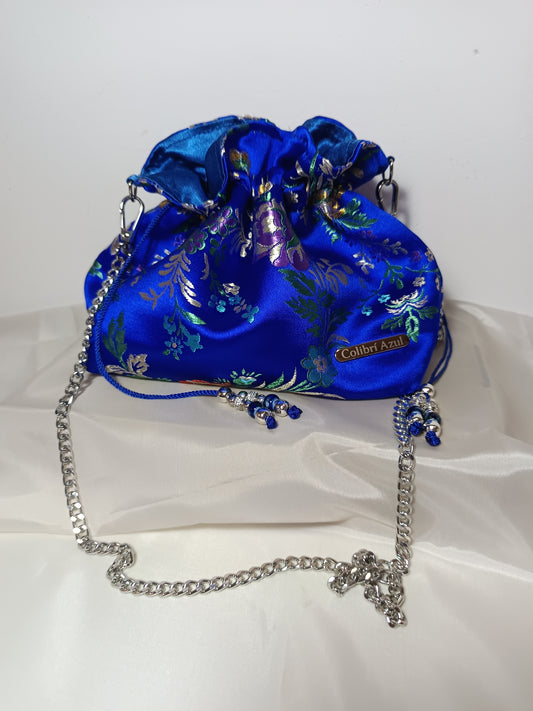 Bombonera) Bolso de Fiesta – Hecho a Mano Modelo Colibrí.